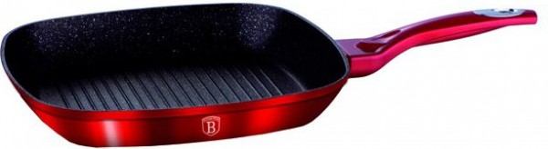 Berlingerhaus grill pan 28cm, Burgundy Metallic Line BH 1271