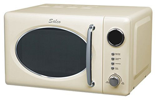 Design Rétro micro-ondes avec grill beige - Salco -