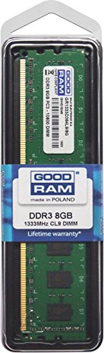 Goodram 8GB DDR3 memory module 1333 MHz - Memory modules 8 GB 1333 MHz DDR3 1 x 8 GB
