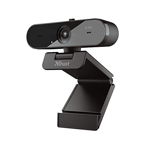 webcam confiance taxon QHD avec deux microphones pour PC 2560x1440 2K Mac