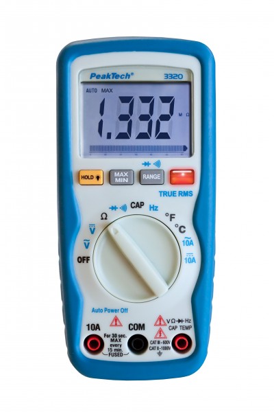 PeakTech 3320 - Multimètre 6000 Comtes mesure de la température