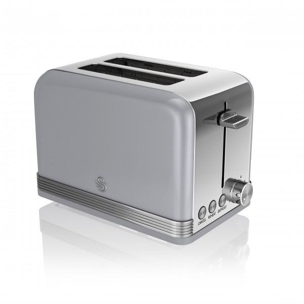 Toaster Swan RETRO ST19010GRN (810 W gray color)