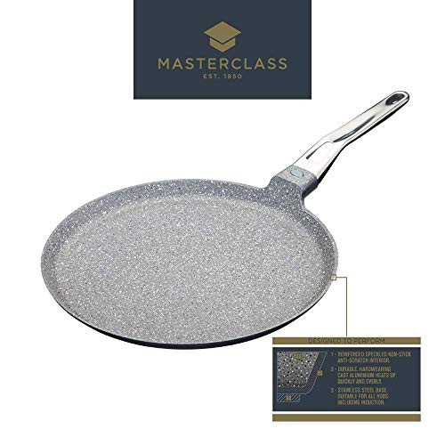 Master Class 28 cm inductie Geschikte Non-stick crepe pan gemaakt van gegoten aluminium