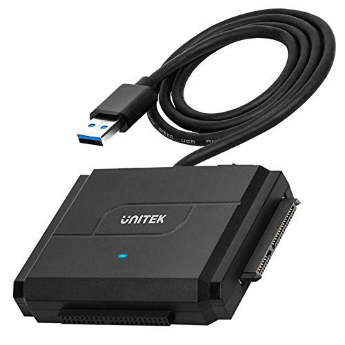 UNITEK Y-3324 unità di archiviazione USB 3.2 Docking station Gen 1 (3.1 Gen 1) Tipo-A Black