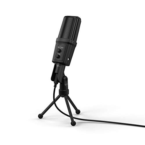 URage juego corriente micrófono longitud de cable de 700 metros HD 2.5 con soporte de 30 Hz - 18 kHz USB