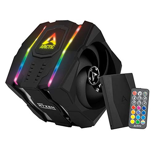 Arctic Freezer 50 TR including A-RGB Controller -. Dual Tower CPU cooler for AMD Ryzen thread Ripper SP3 120 mm 140 mm PWM P-fan STR4 with A-RGB