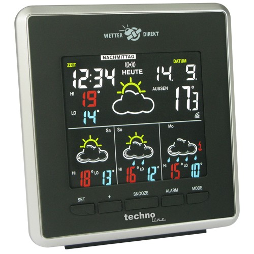 Technoline WD 4026 satellite weather station forecasts for 4 days - WD 4026