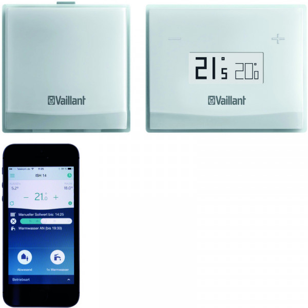 Vaillant smarter Temperaturregler eRELAX WLAN, E-BUS, 1 HK, WW, inklusive APP