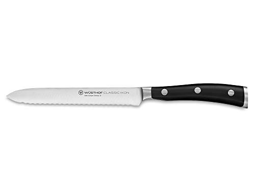 Wüsthof Slicer 14 cm serrated blade forged Classic Ikon 1040331614