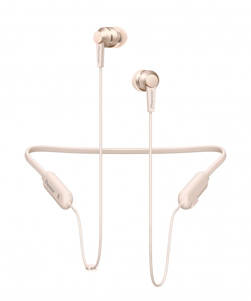 Auriculares inalámbricos Pioneer SE-C7BT-G en auriculares de Bluetooth SÍ color dorado