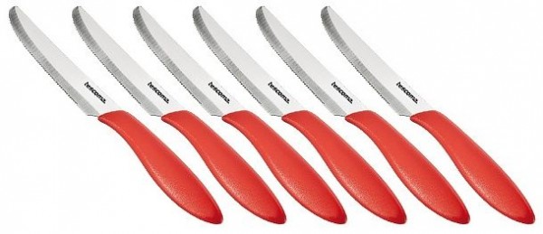 Tescoma table knife PRESTO 12 cm, 6 pcs., Red