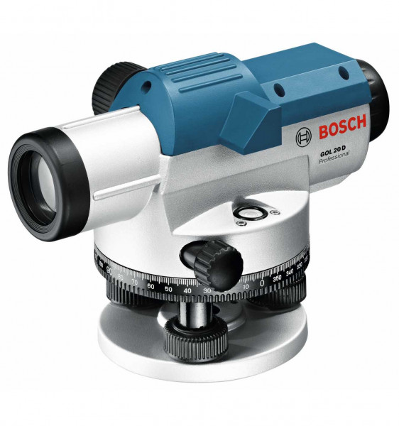 Bosch Professional GOL 20 D Optical level, degree unit, carrying case 601068401