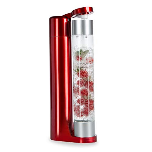 Levivo Soda Fruit & Fun bubbler Slim carbonated soft drinks with water for 1 liter Sprudlerflasche