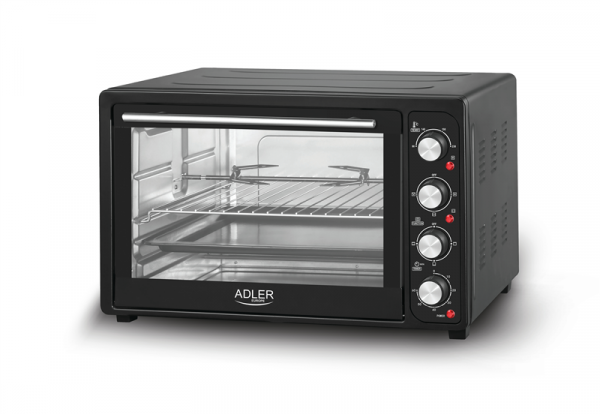 Mini-oven Adler AD 6010 (2000W black color)