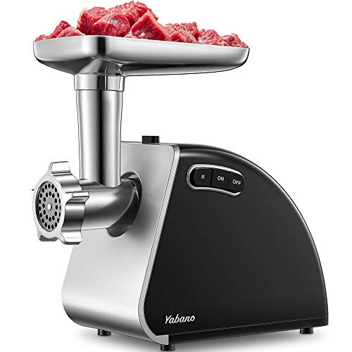 Yabano Electric meat grinder 3 IN 1 Multifunction food processor meat 1300W stainless steel meat grinder and sausage filler inserts