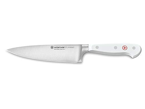 KitchenAid couteau de chef 16 cm lame en acier inoxydable blanc classique 1040200116