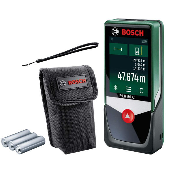 Bosch zelver Digitale laser afstandsmeter PLR 50 C