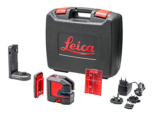 Leica Lino L2 - Laser croix avec une batterie Li-ion et un adaptateur magnétique innovant