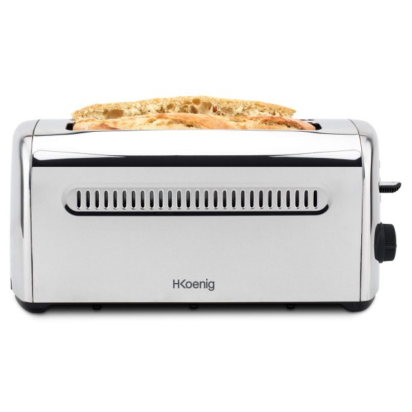 Toaster HKoenig Crust & Crunch Grille-pain (1500W silberne Farbe)