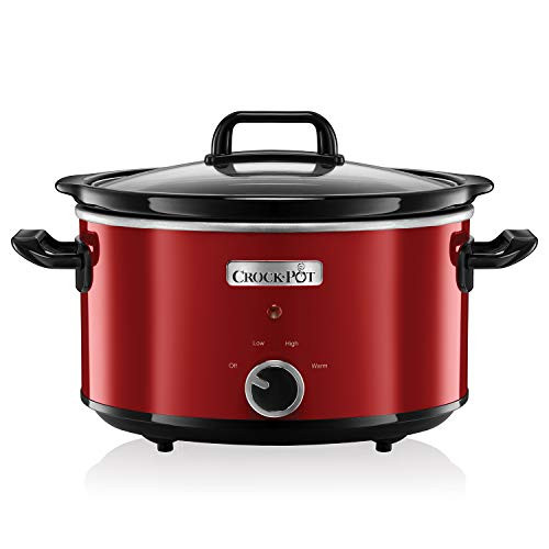 Crock-Pot slow cooker Slowcooker 3.5 liters 3-4 persons Red SCV400RD 2 temperature settings + warming function