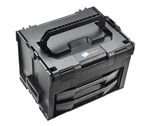 B & W tool case LS-306 BOXX case of ABS 40 x 10 + 5 + 5 x 31 cm inside 118.01 without tools volume 24,8l