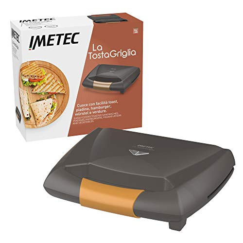 Imetec La TostaGrid XL-Streifen- und Antihaftplatten EIN Toaster