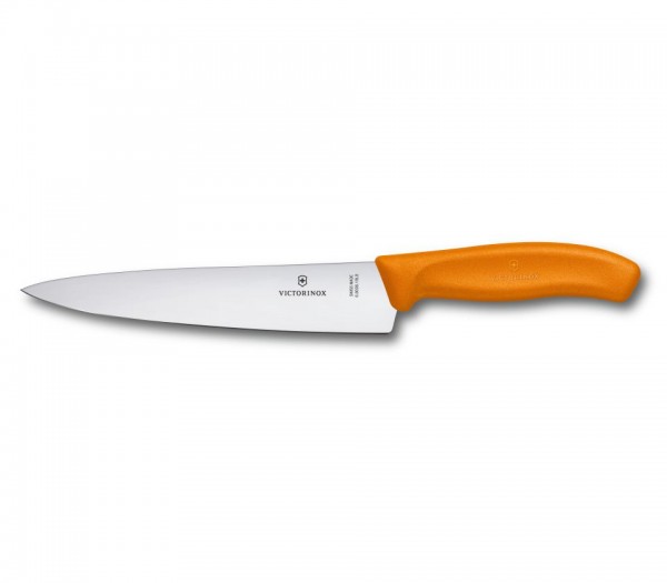 Victorinox Coltello trinciante Arancione 6.8006.19L9B - Swiss Classic carving knife - 19 cm
