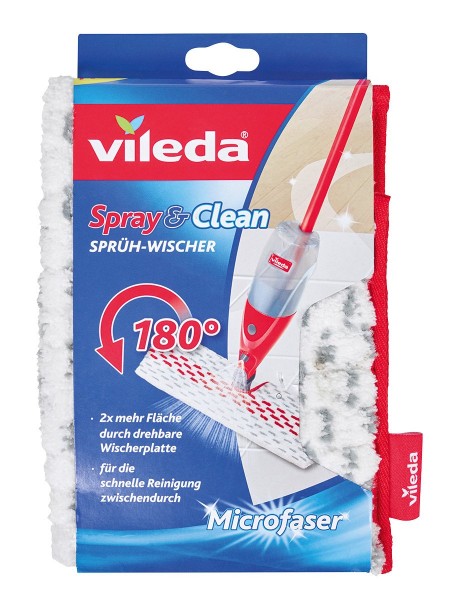 Inserts for Mop Vileda Spray & Clean 152 923 microfiber