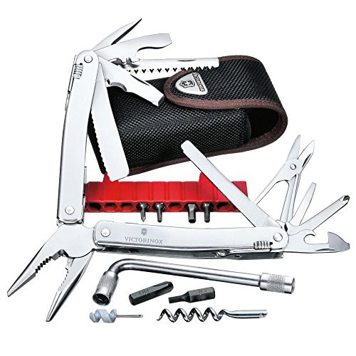 Victorinox Swiss Tool Spirit Plus XC serrated blade hacksaw 35 functions