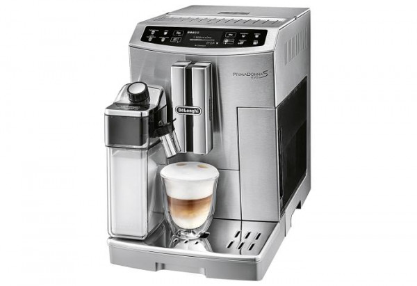 DeLonghi máquina de café ECAM de acero inoxidable de plata 510,55 M Prima Donna S Evo