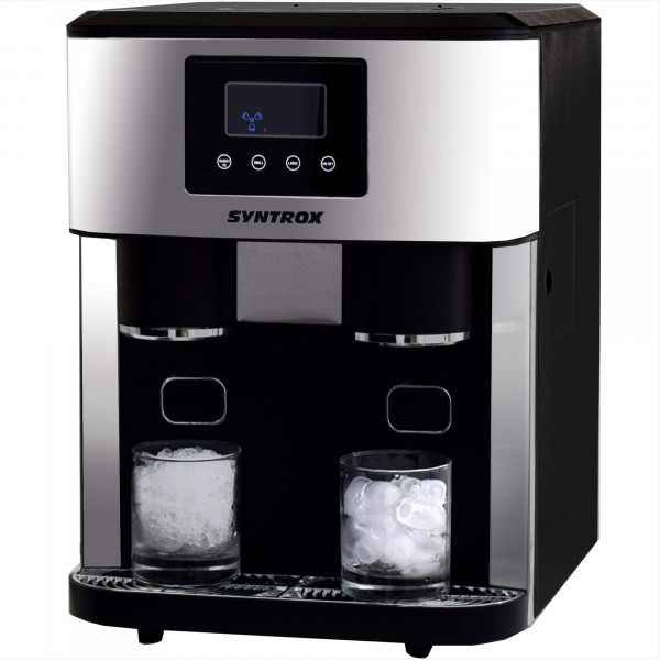 máquina de hielo Syntrox Alemania IC 150W LED HelSpülbeckeni máquina de hielo triturado