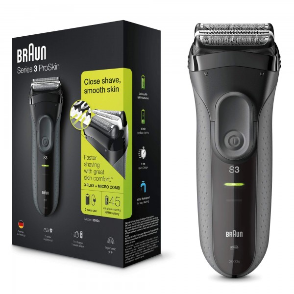 Braun Series 3 Una maquinilla de afeitar eléctrica 3000S