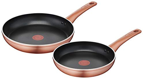 Lagostina copper pans set aluminum non-stick coating