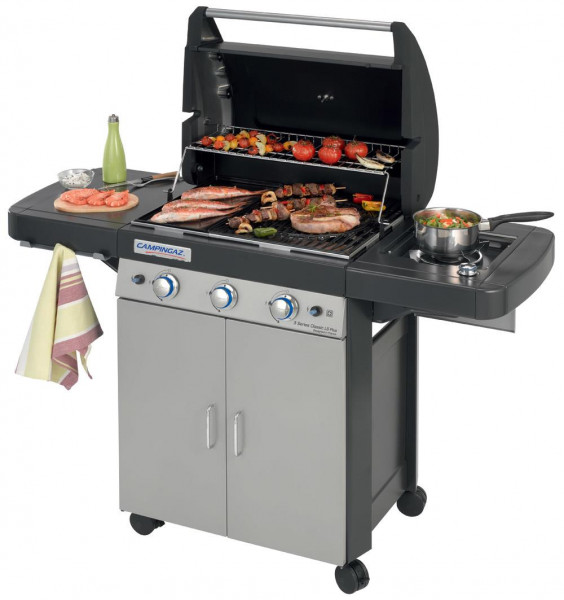 Campingaz 3 Series Classic LS Plus 9600 W Barbecue Gas Cooking station Black, Gray