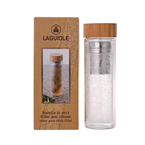 LAGUIOLE - Detoxification 45 ml bottle with Infuser and bamboo lid - -