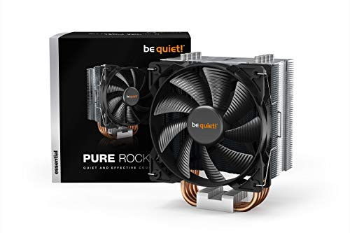 be quiet! Pure Rock CPU-Kühler 120mm PWM Prozessorlüfter für AMD und Intel schwarz BK006