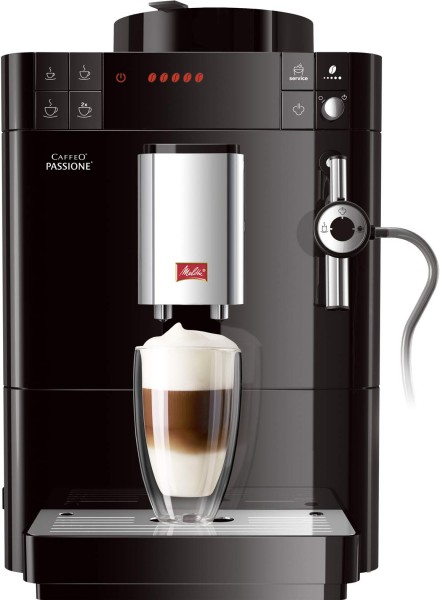MELITTA F53 / 0-102 Caffeo Passione Kaffeevollautomat black - fully automatic coffee machine - 15 bar