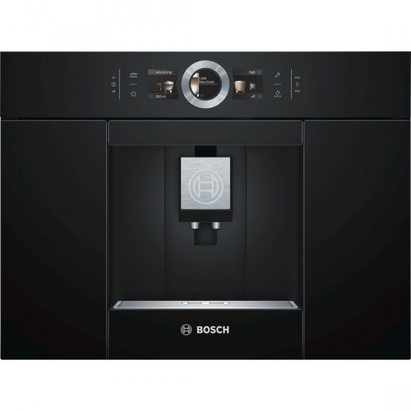 Bosch CTL636EB6 - Construida - máquina de café espresso - 2.4 L - Función de la amoladora - 1600 W - Negro