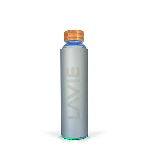 LaVie 2GO aluminium. Zet uw leidingwater in slechts 15 minuten op een heel natuurlijke manier van zuiver zoet water met drinkwaterkwaliteit! Vol. 0,5 l van innovatieve en compacte UV waterzuiveraar