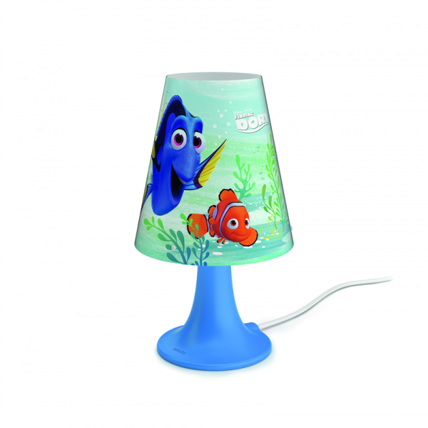 Philips Disney Lampe de table Trouver Dory 717959016 220lm bleu