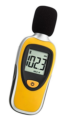 TFA Dostmann Sound Bee simple sound level meter with Frequenzberwertung A dBA measurement of sound levels
