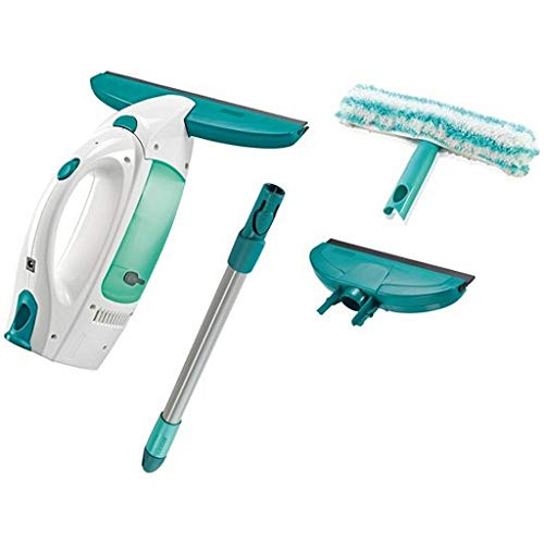 Leifheit window sucker set Dry & Clean with stem & built-in washer and second nozzle for 360 ° streak-free cleaning window cleaner with stand-by automatic and click-system can be used up to 38 min