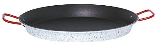 Paellera - paella pan voor ongeveer 12 Port. - 46 cm diameter antikleeflaag