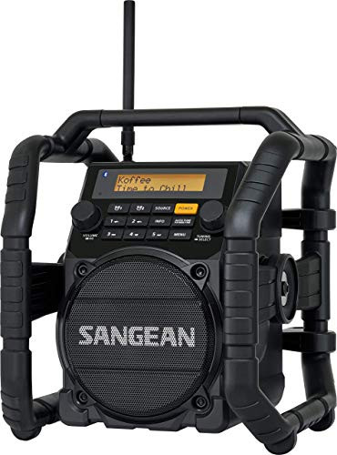 Sangean U-5DBT sitios de radio con la radio de FM + Bluetooth resistente al impacto FM con DAB +