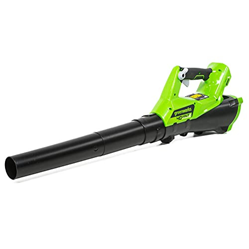 Greenworks 40V Axial cordless leaf blower G40AB Li-Ion 40V 177 km h airspeed powerful axial fan with electronic speed control without battery and charger