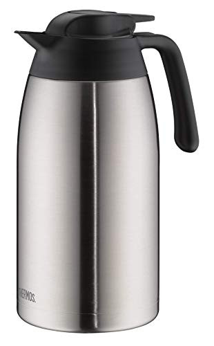 THERMOS koffiepot THV roestvrij stalen inzetstuk grote opening thermosfles roestvrij 2L