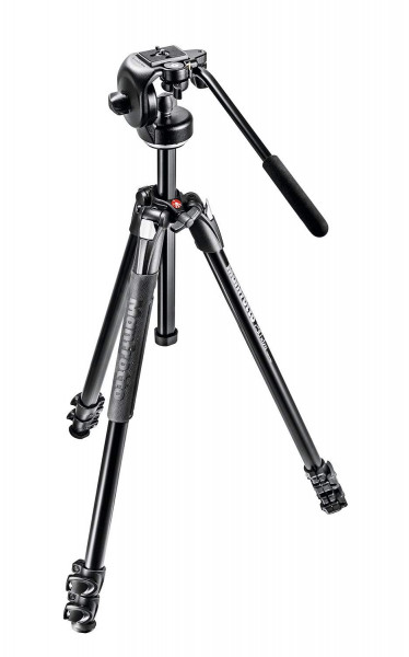 Manfrotto 290 XTRA Kit - Digitale Film Camera - kg 5-3 poot s - zwart - 14 "- Aluminium