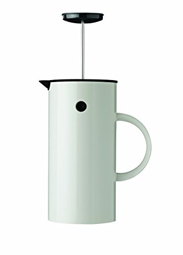 Stelton French Press EM77 - easy to open French coffee press jug & Close - dishwasher proof parts - incl. Scoops - 1 liter 8 cups of coffee