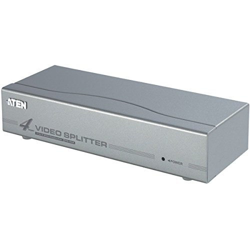 ATEN 4 Port Video Splitter VS94A-AT-G bandwidth up to 350 MHz Up to 65 mtr. Bandwidth up to 350 MHz