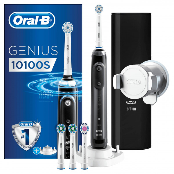 Oral-B 10100S Brosse à dents électrique Genius Genius Noir
